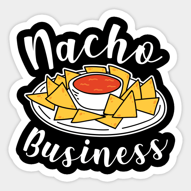 Nacho Business Sticker by maxcode